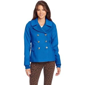 Tommy Girl Double breasted peacoat winter jacket Size XS